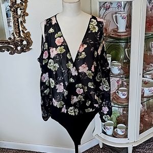 Beautiful Sheer Bodysuit/Leotard Top